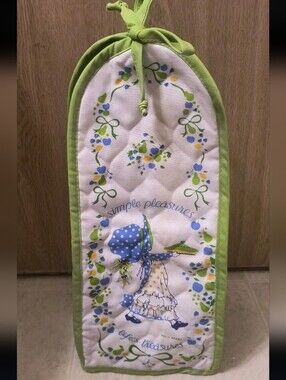 Vintage 70s Holly Hobbie Qltd Blender Cover "Simple Pleasures" Sun Bonnet Sue